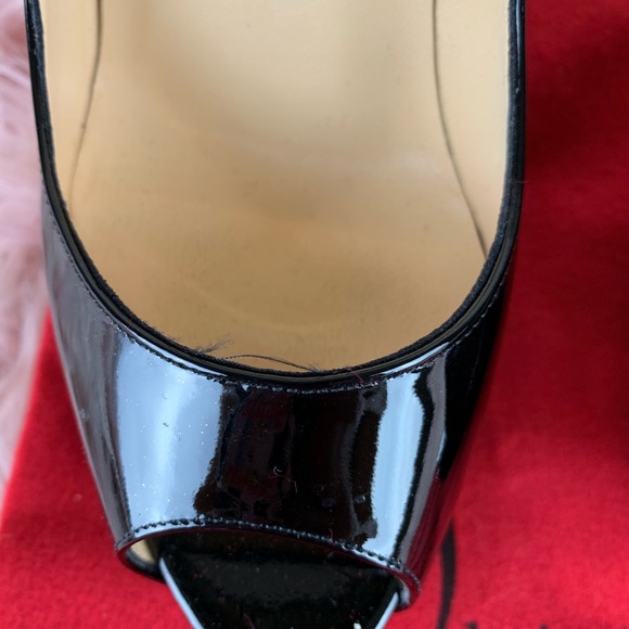 Christian Louboutin Lady Black 150 Patent 36.5 - Picture 2 of 8